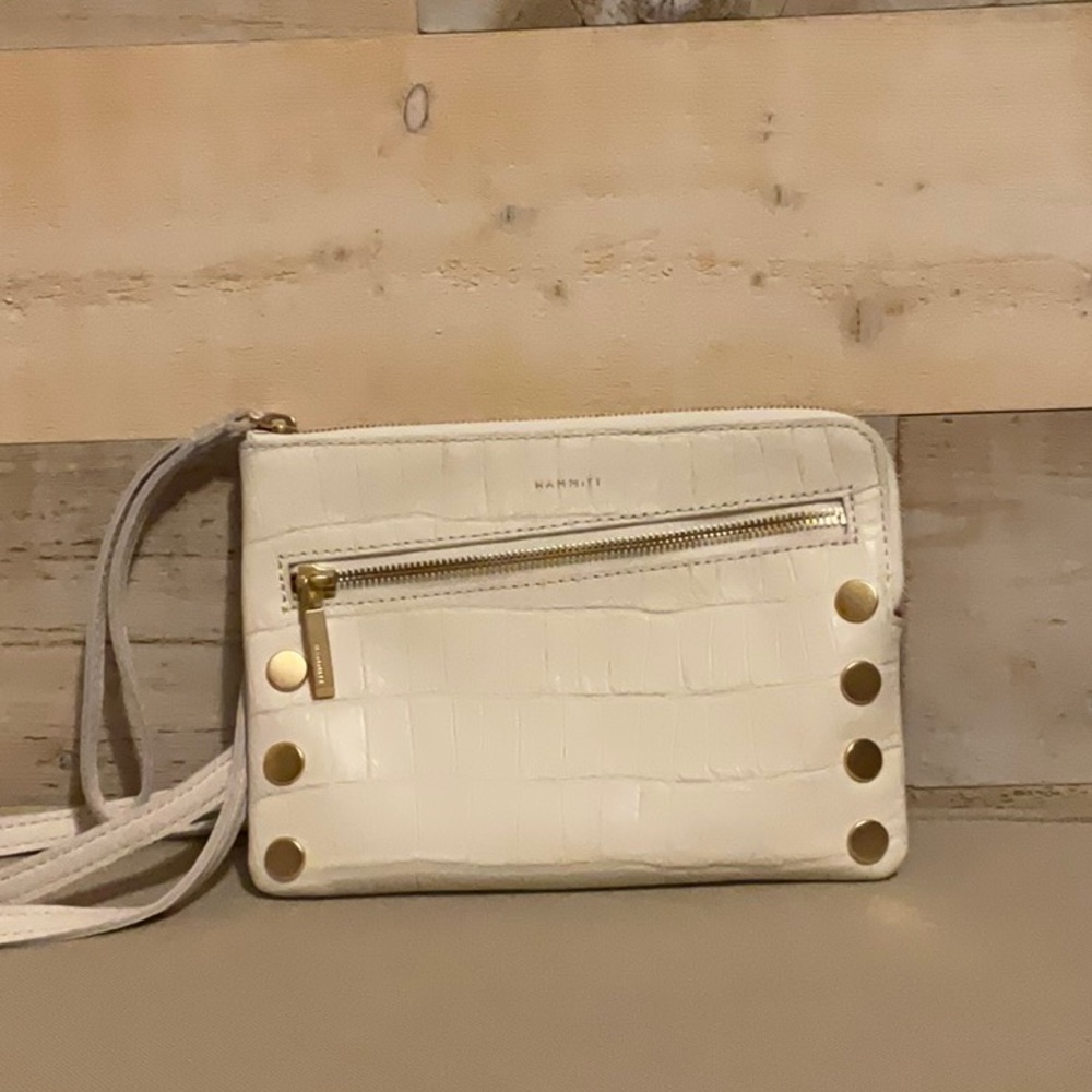 Hammitt Nash Small White Croc